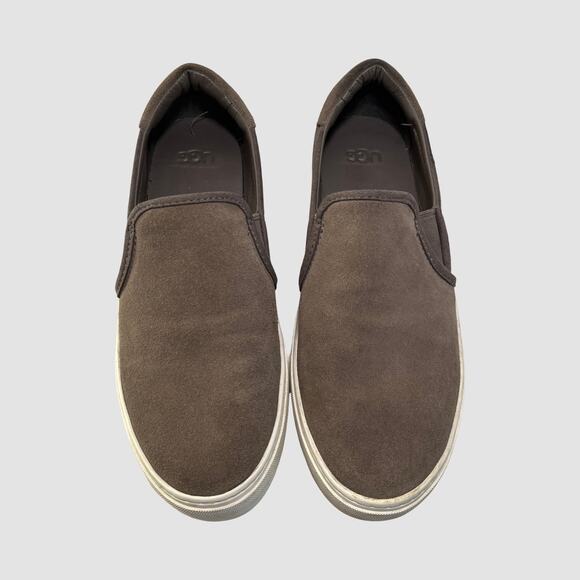 UGG Brown Suede Slip-On Sneakers Women's Size 8 (EU 39) Casual Comfort Shoes - Picture 5 of 11